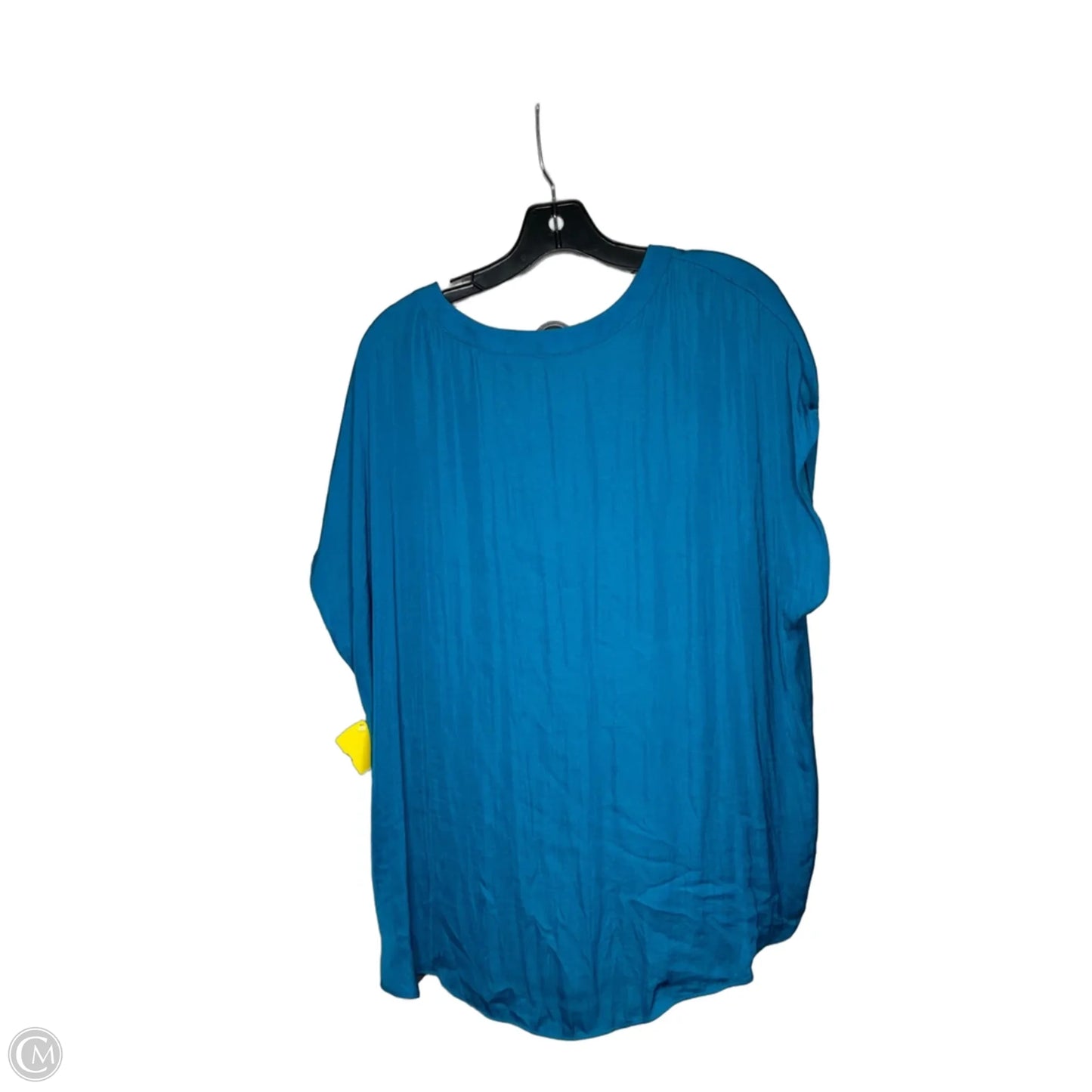 Top Short Sleeve By Maison Damelie In Blue, Size: Xl