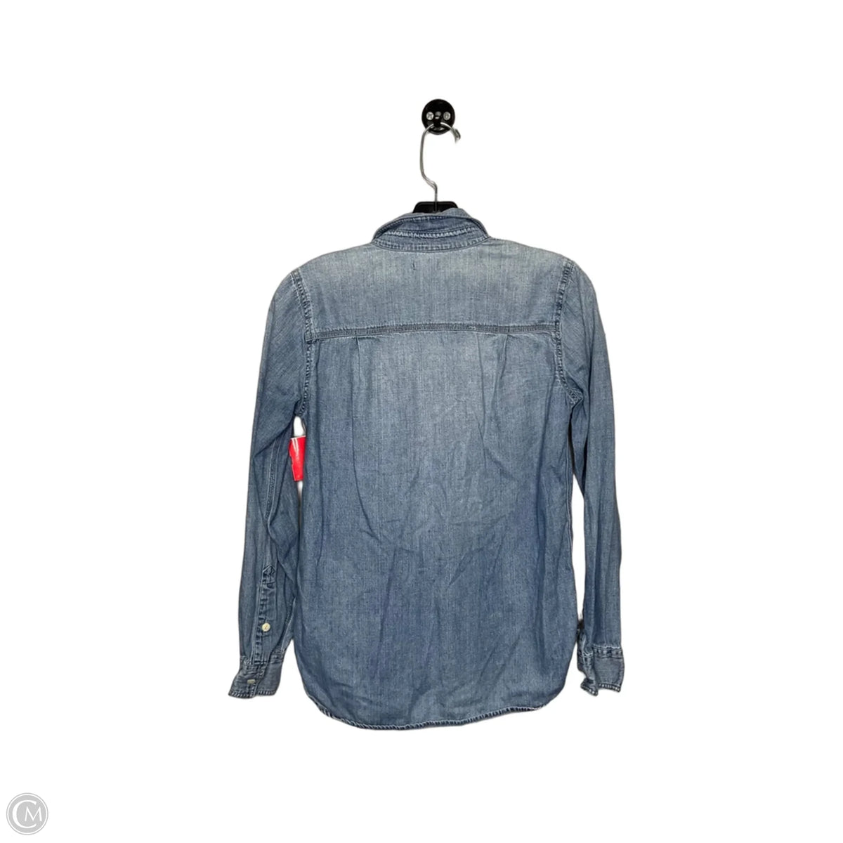 Top Long Sleeve By J. Crew In Blue Denim, Size: 2