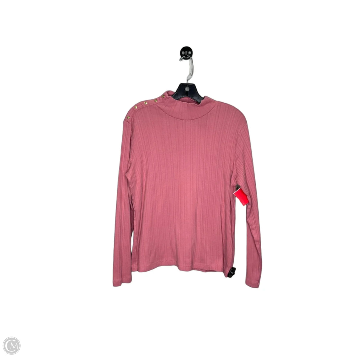 Top Long Sleeve By Croft And Barrow In Pink, Size: Xl