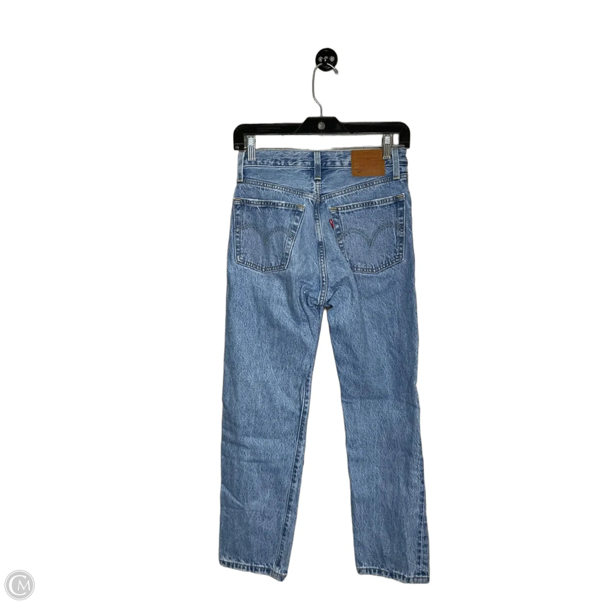 Jeans Straight By Levis In Blue Denim, Size: 0