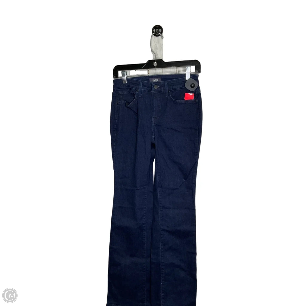 Jeans Boot Cut By Nydj In Blue Denim, Size: 0p