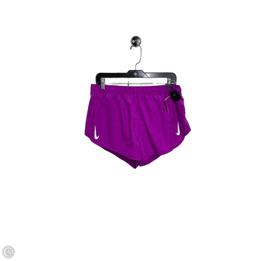 Athletic Shorts By Nike In Purple, Size: Xl