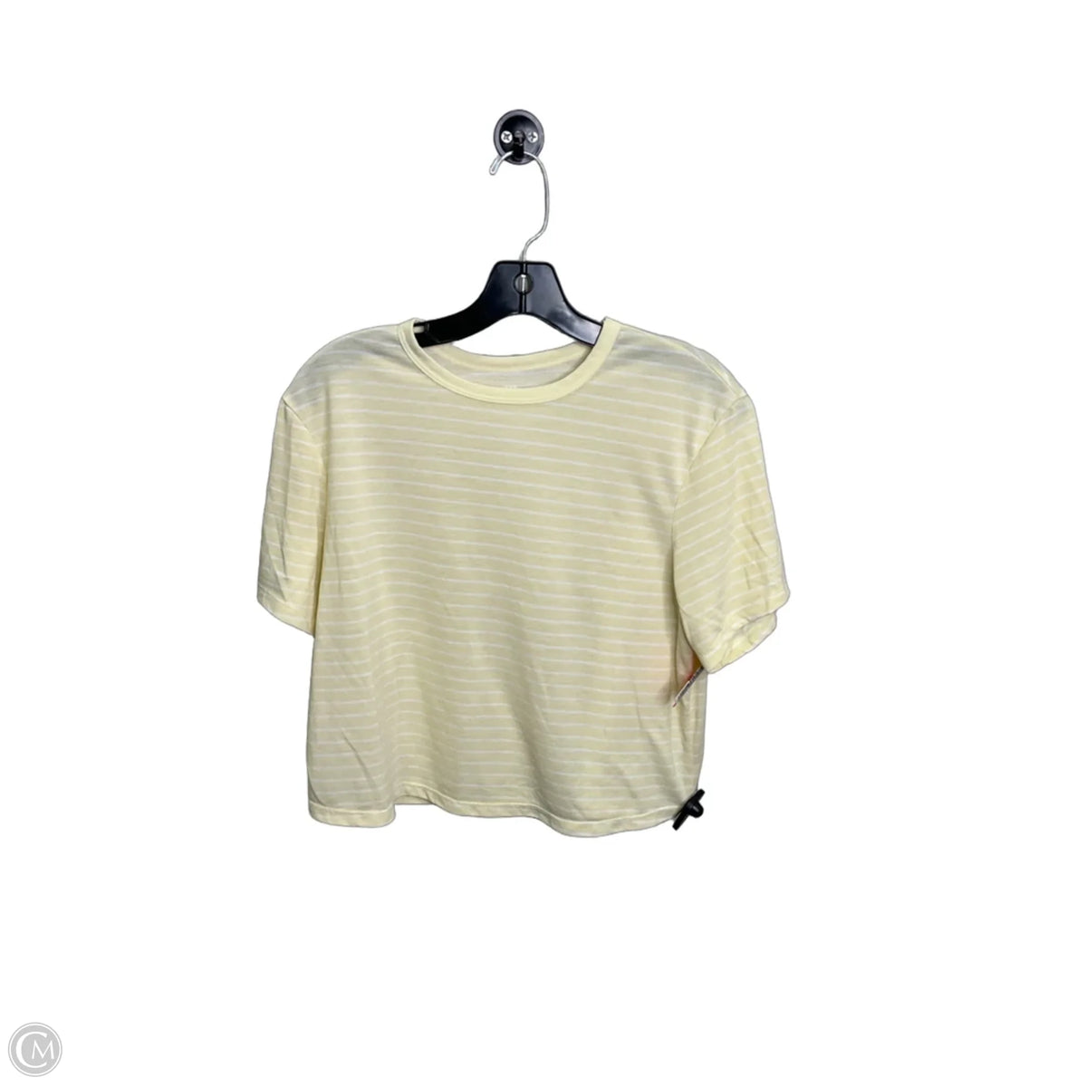 Athletic Top Short Sleeve By All In Motion In Yellow, Size: M