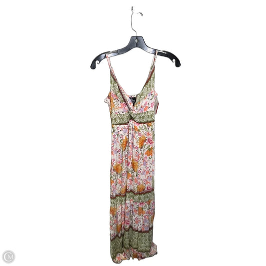 Dress Casual Maxi By Angie In Floral Print, Size: S