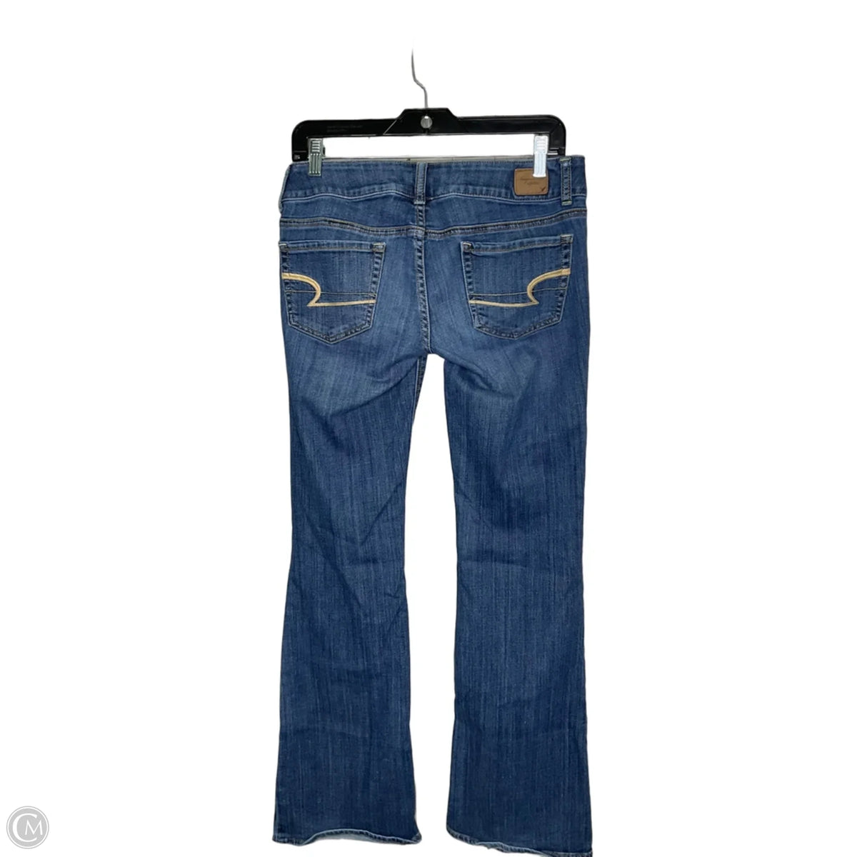 Jeans Boot Cut By American Eagle In Blue Denim, Size: 6