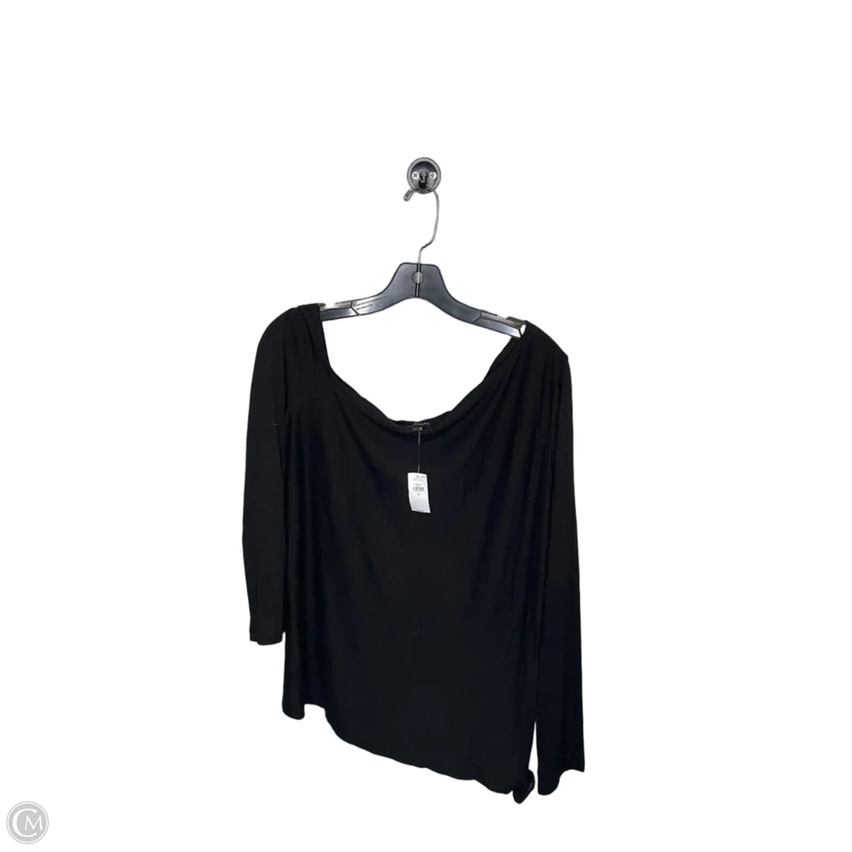 Top Long Sleeve By Banana Republic In Black, Size: M