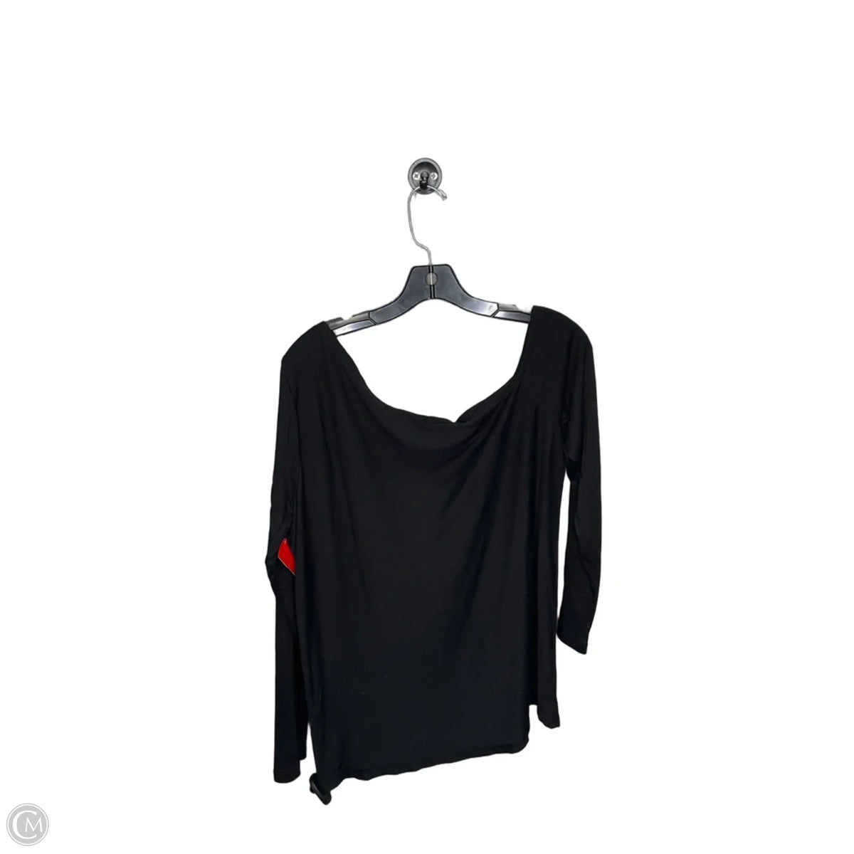 Top Long Sleeve By Banana Republic In Black, Size: M