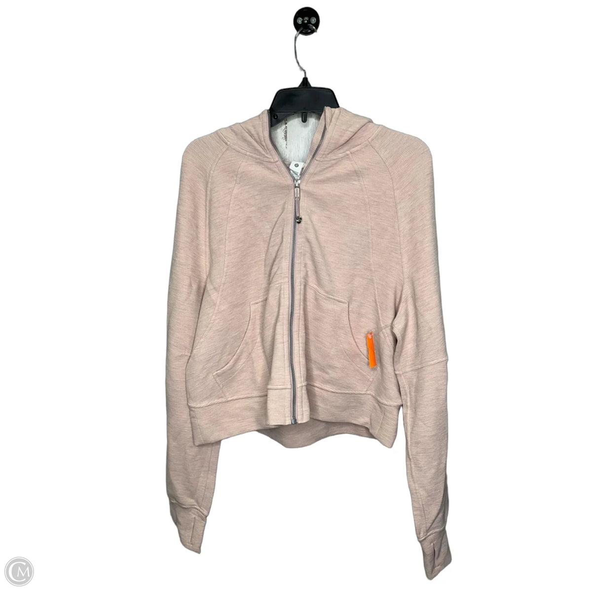 Athletic Jacket By Lululemon In Pink, Size: M