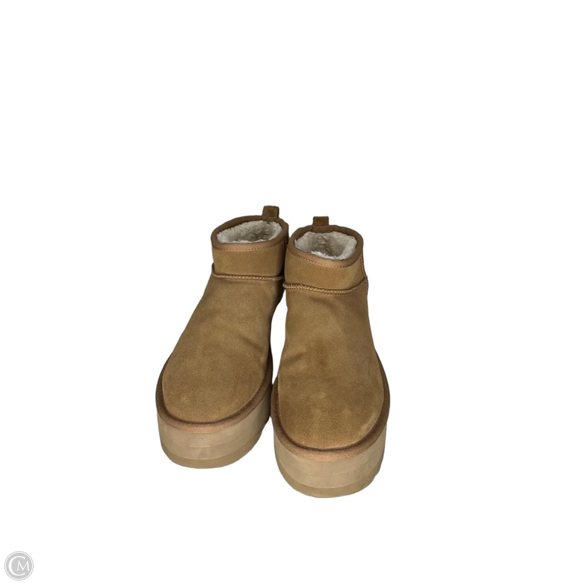 Boots Designer By Ugg In Brown, Size: 10