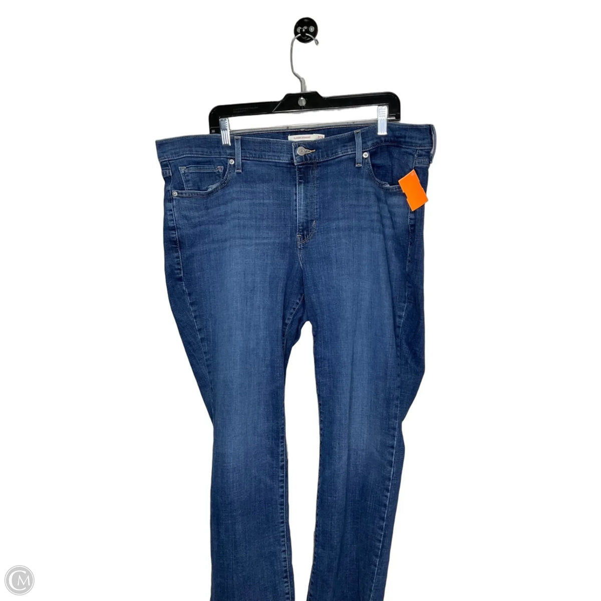 Jeans Straight By Levis In Blue Denim, Size: 20