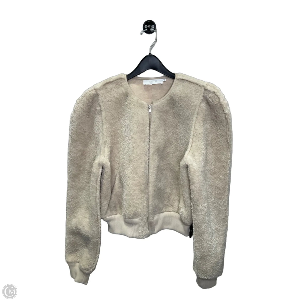 Jacket Faux Fur & Sherpa By Astr The Label In Beige, Size: L