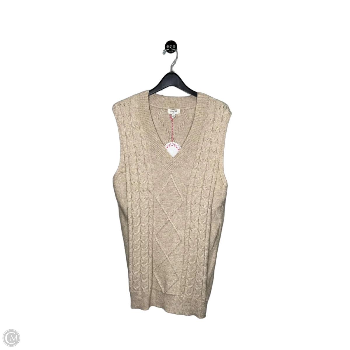 Vest Sweater By Umgee In Cream, Size: M