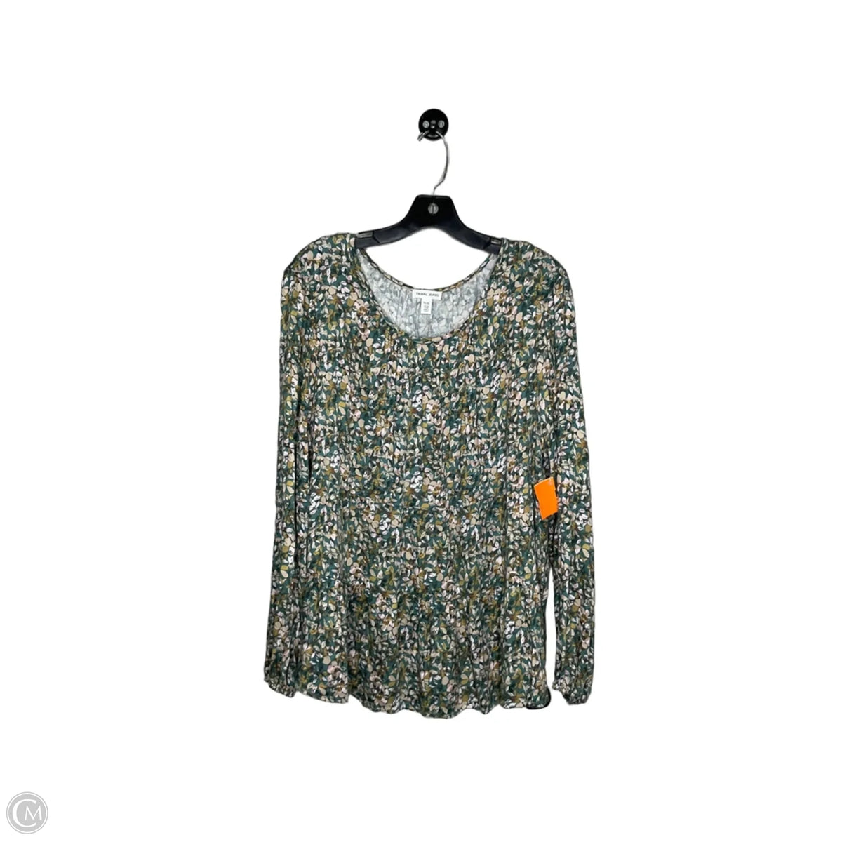 Top Long Sleeve By Tribal In Floral Print, Size: Xl