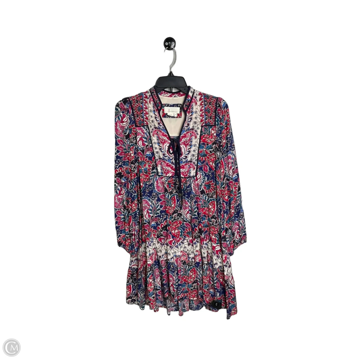 Dress Casual Midi By Anthropologie In Floral Print, Size: Xs