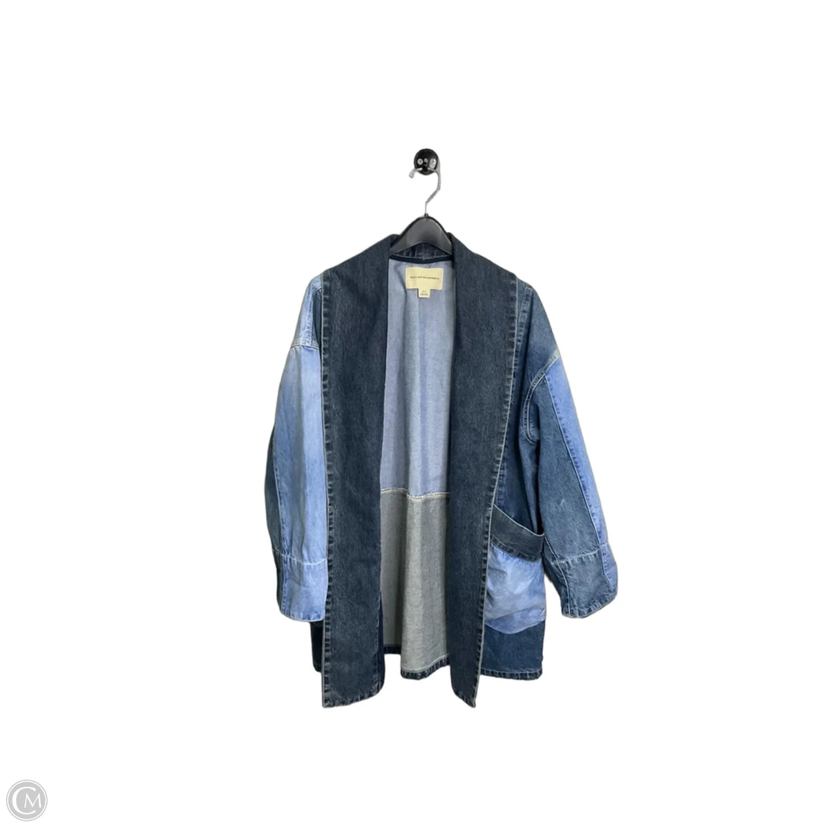Cardigan By Pilcro In Blue Denim, Size: S