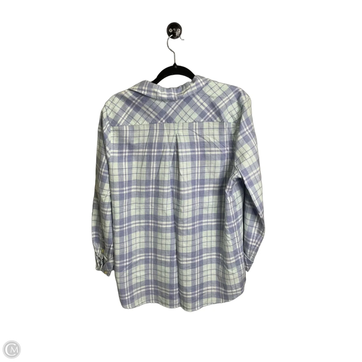 Top Long Sleeve By Vineyard Vines In Blue, Size: 14