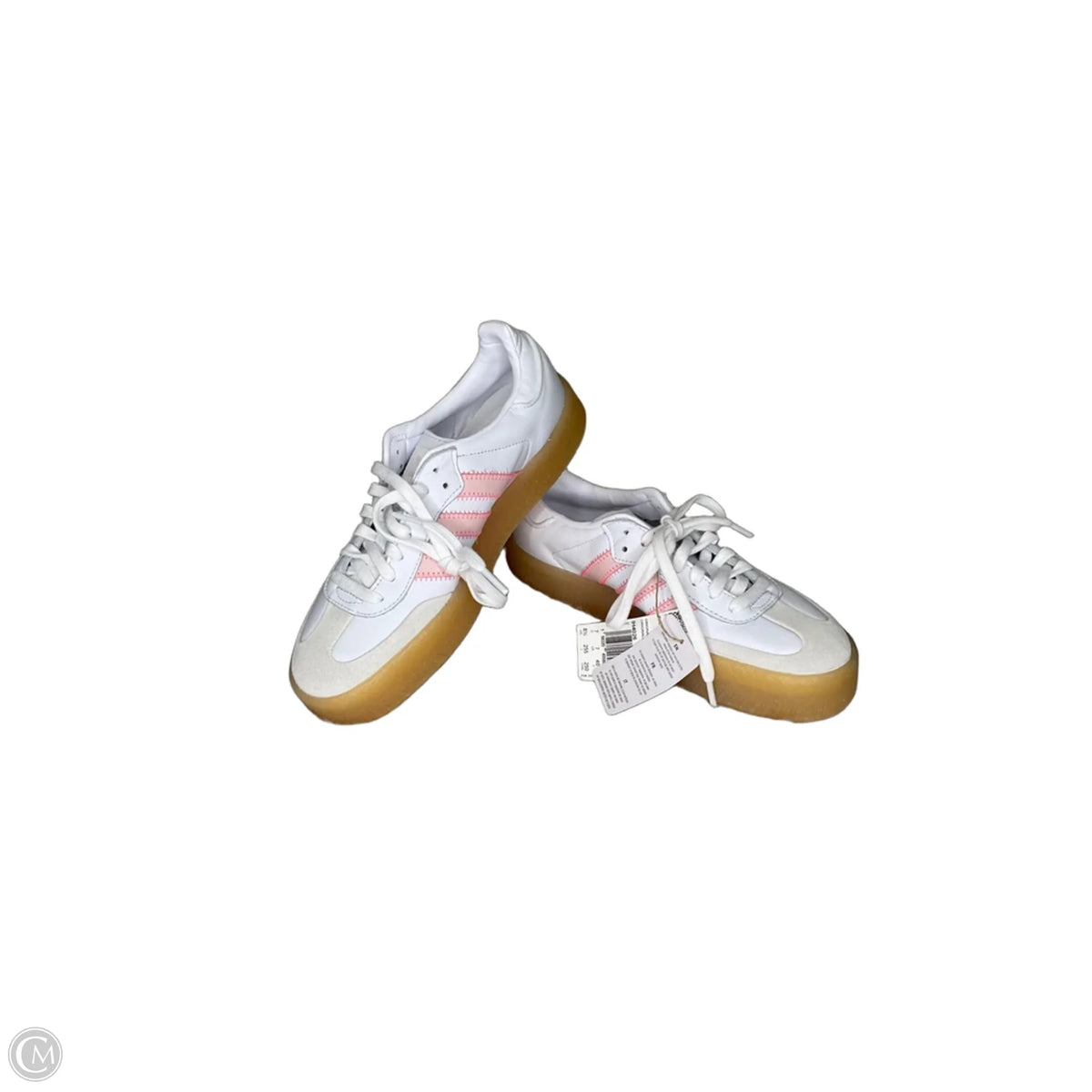 Shoes Sneakers By Adidas In Pink & White, Size: 8.5