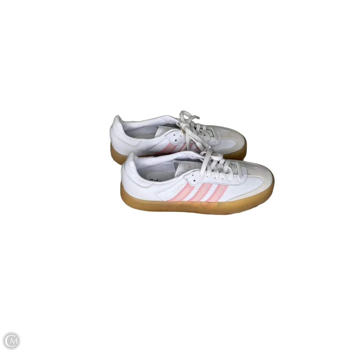 Shoes Sneakers By Adidas In Pink & White, Size: 8.5