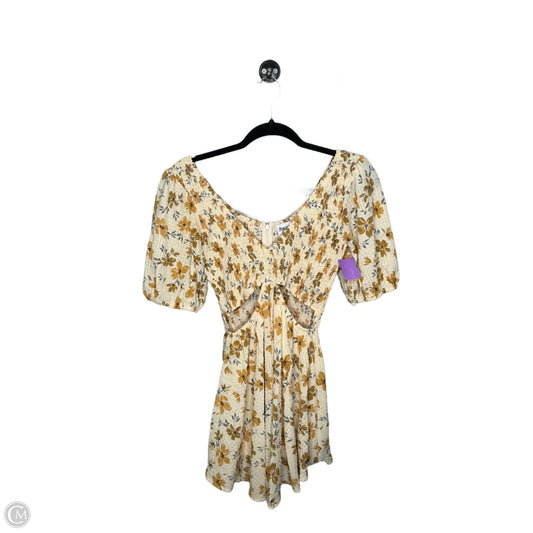 Dress Casual Short By Princess Polly In Yellow, Size: S