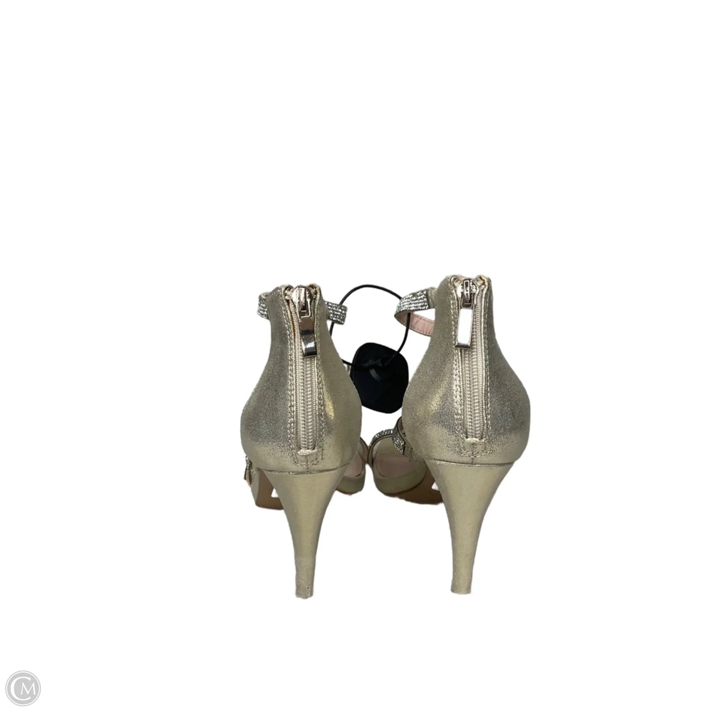 Shoes Heels Stiletto By Kelly And Katie In Gold, Size: 8.5