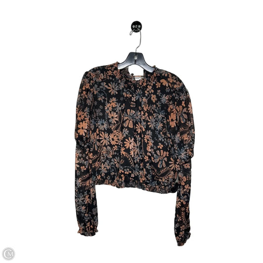 Top Long Sleeve By Free People In Black, Size: Xs