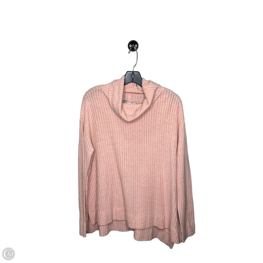 Top Long Sleeve By Maeve In Pink, Size: Xs