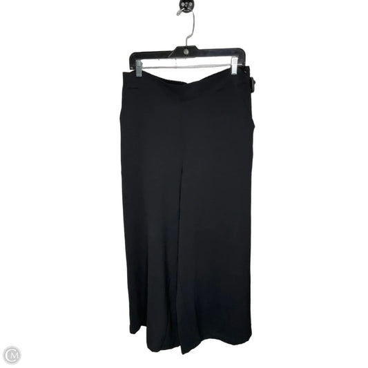 Pants Wide Leg By Adrianna Papell In Black, Size: L