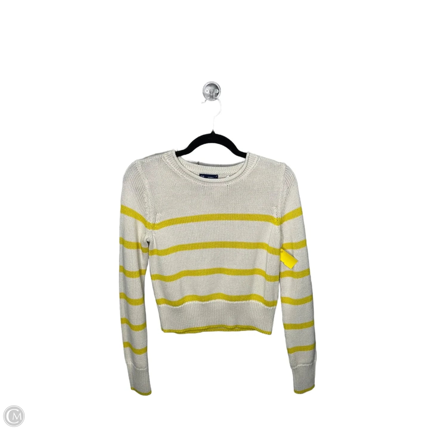 Sweater By Gap In Cream, Size: Xxs