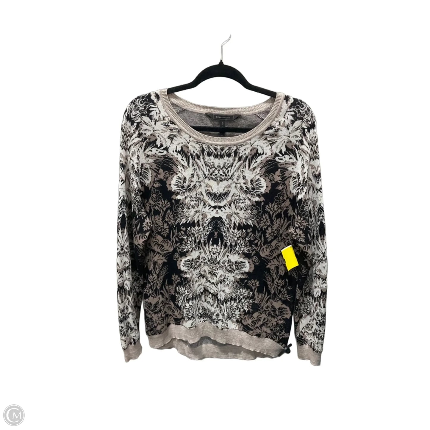 Sweater By Bcbgmaxazria In Floral Print, Size: M/L