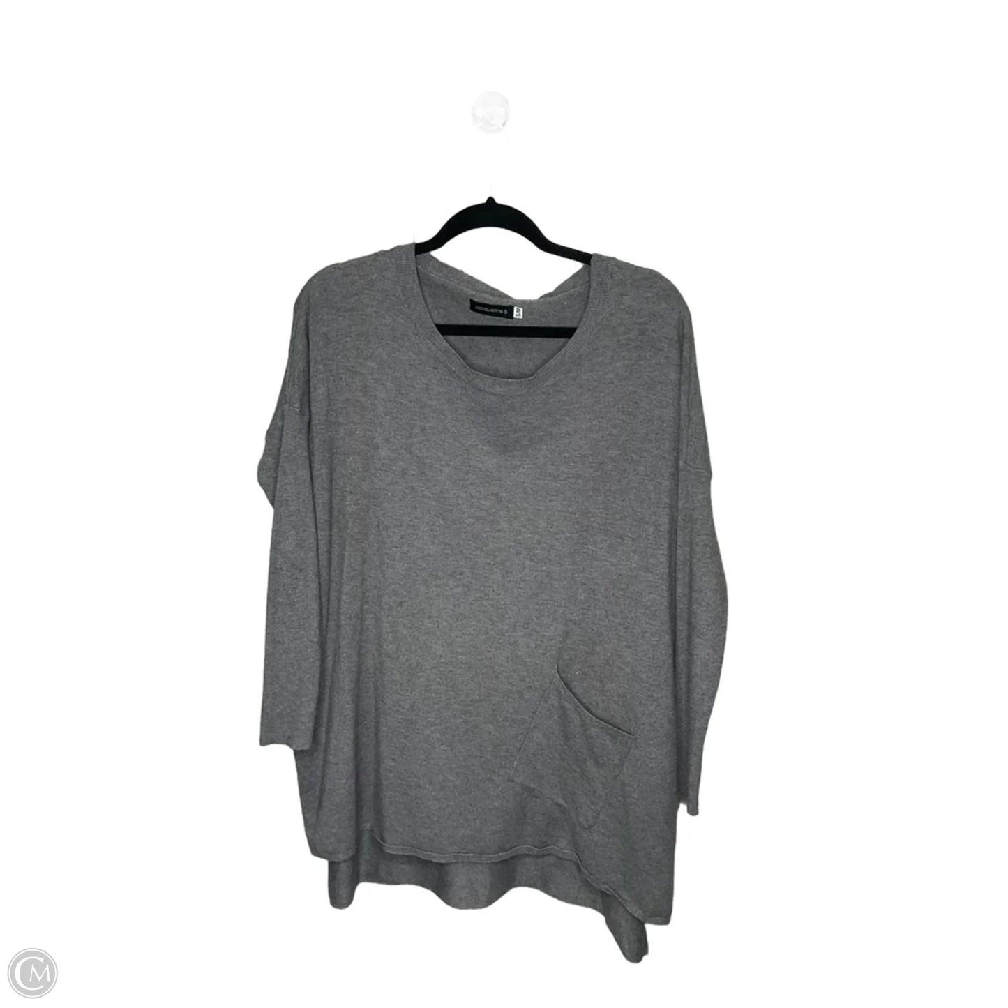 Sweater By Clothes Mentor In Grey, Size: S