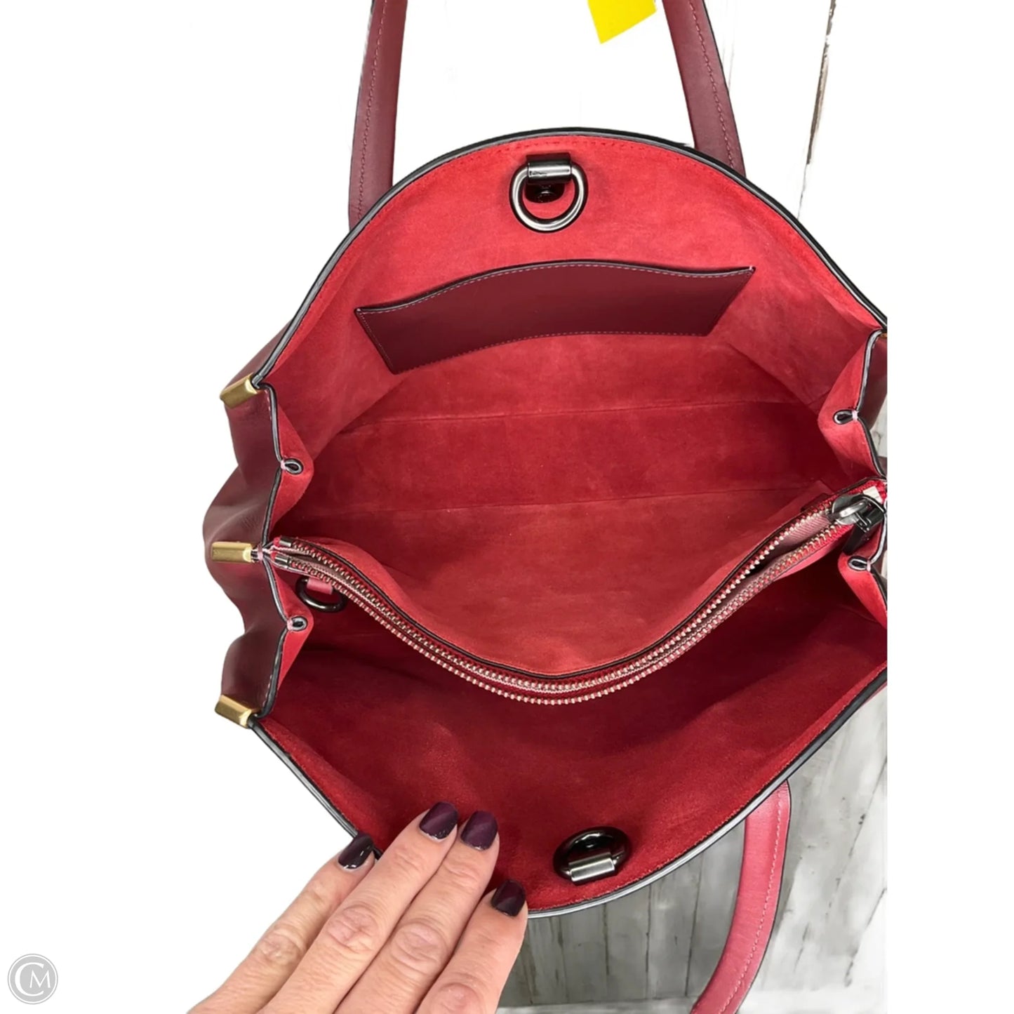 Handbag Designer By Coach, Size: Large