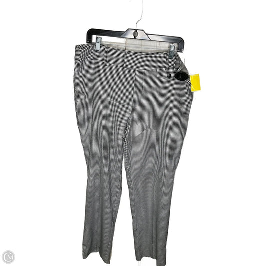 Pants Dress By Cato In Black & White, Size: 16