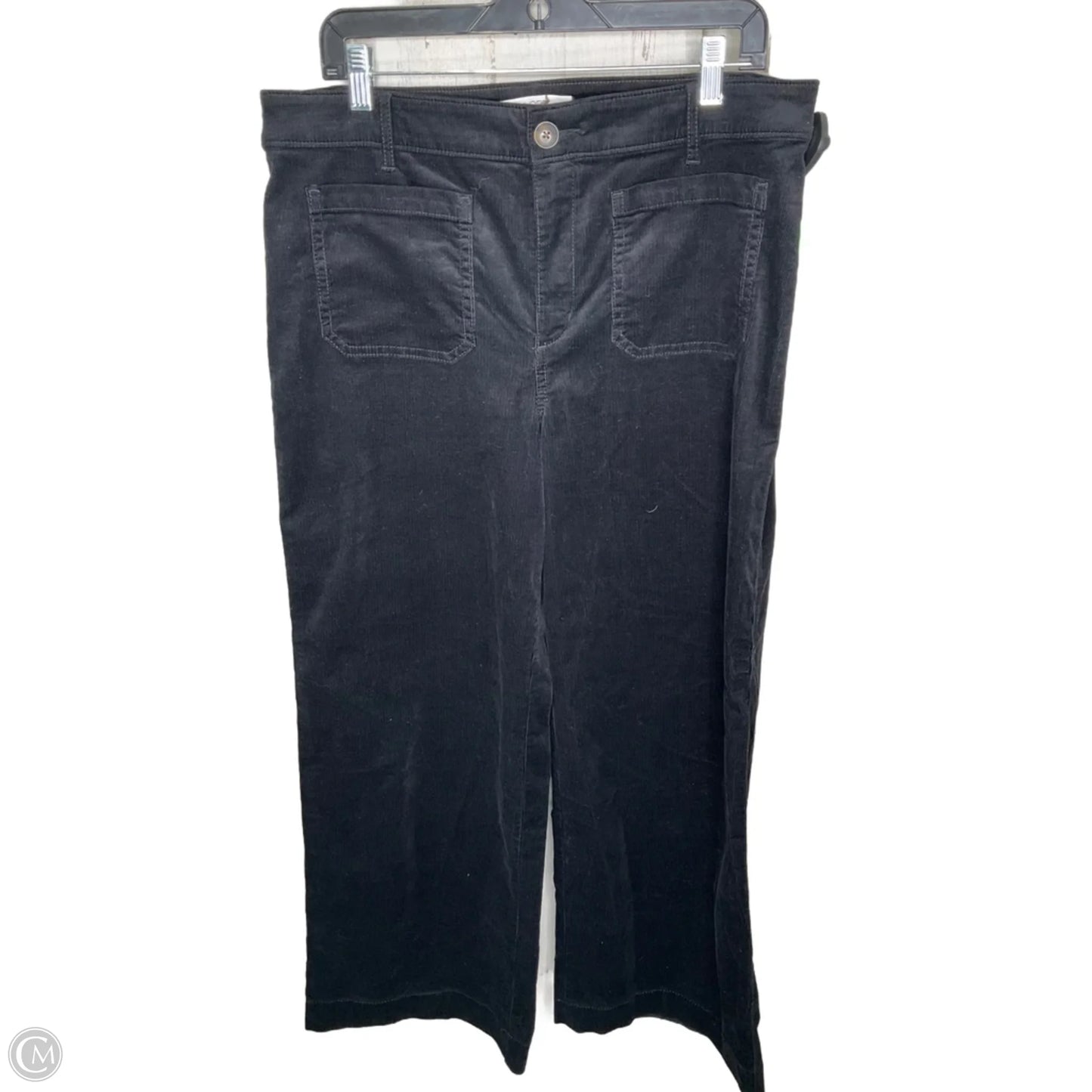Pants Corduroy By Loft In Black, Size: 12