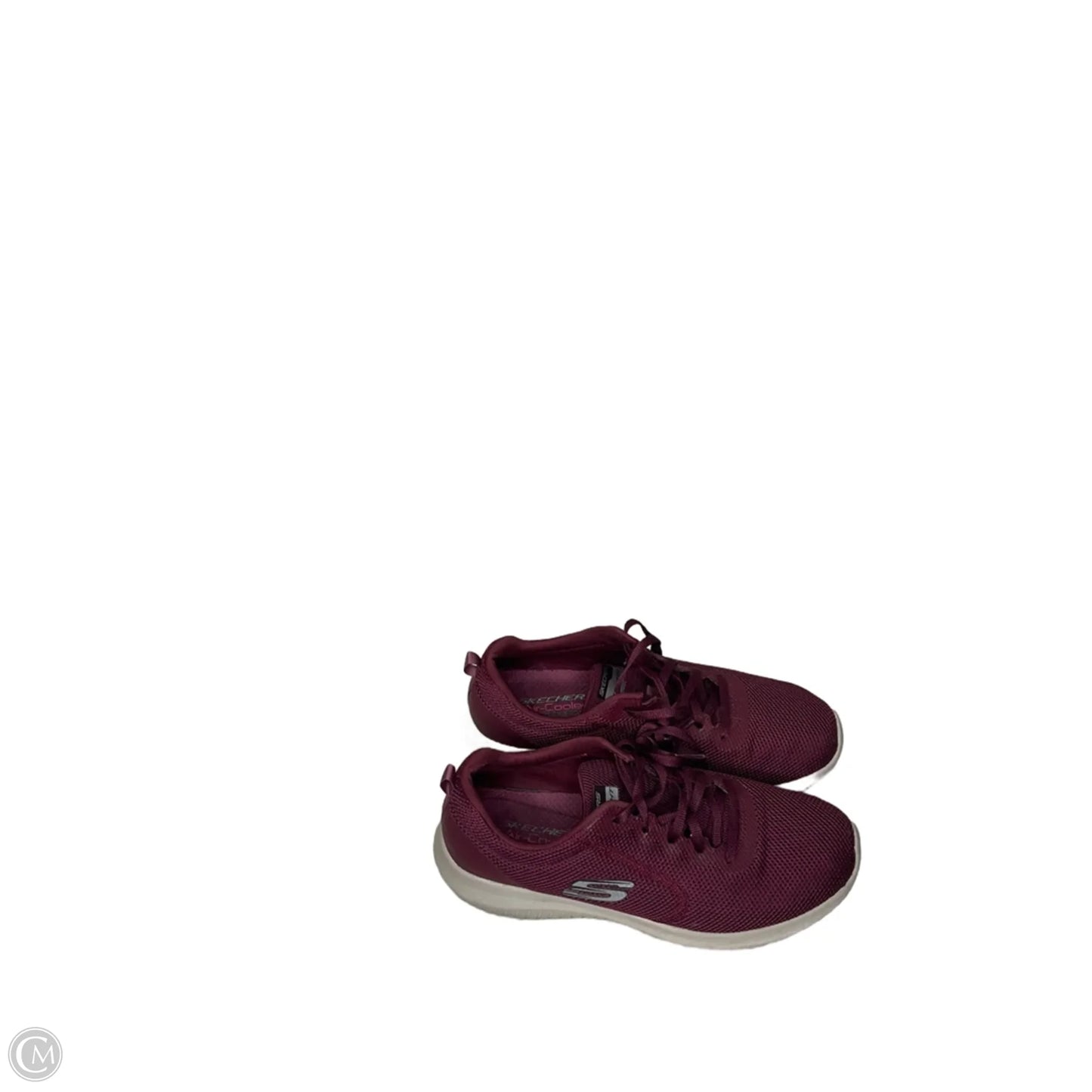 Shoes Sneakers By Skechers In Maroon, Size: 9