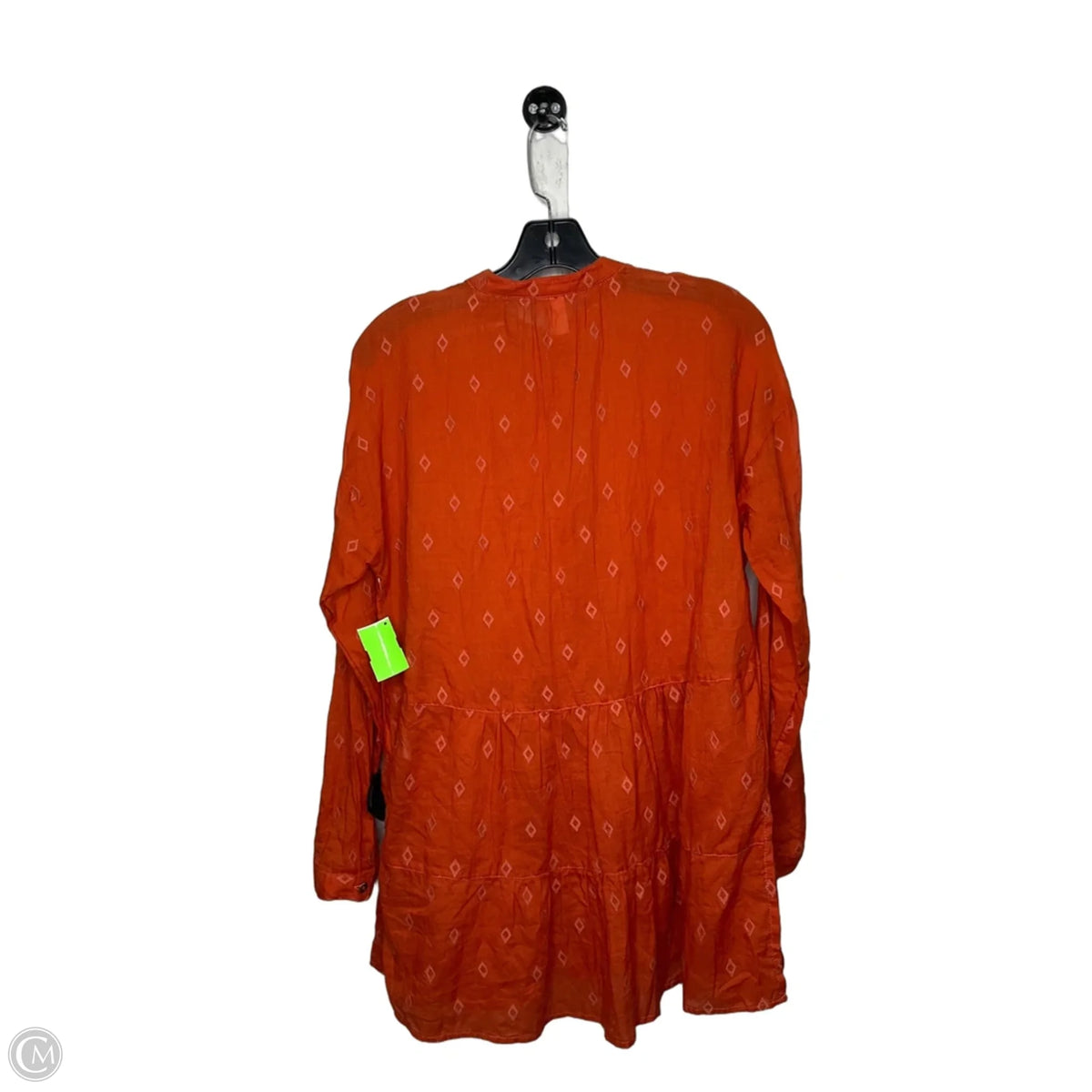 Tunic Long Sleeve By Pilcro In Orange, Size: S