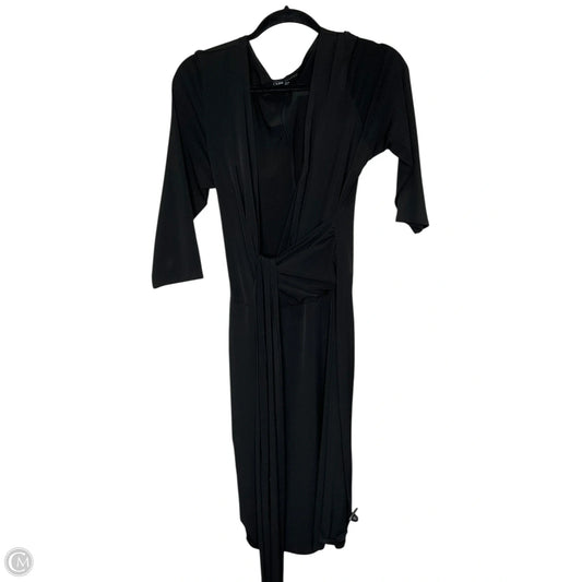 Dress Casual Midi By Clothes Mentor In Black, Size: 14