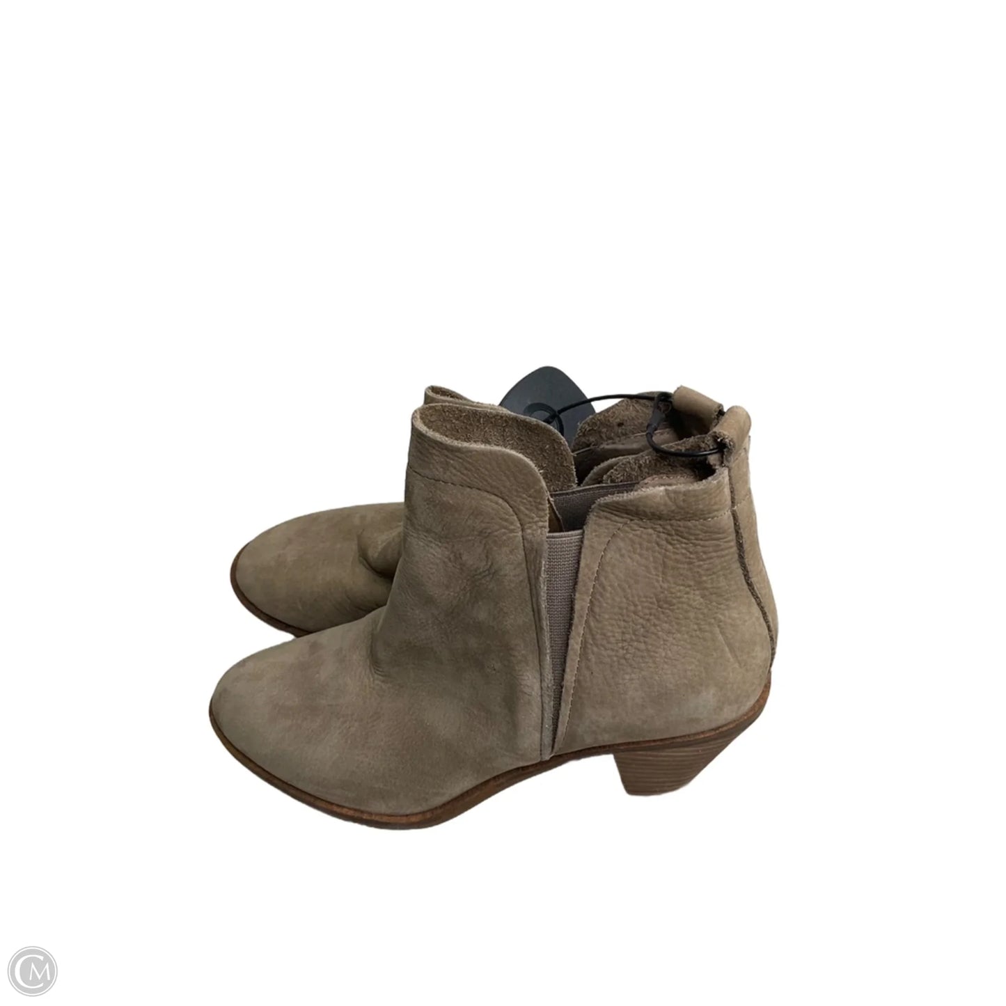 Boots Ankle Heels By Lucky Brand In Beige, Size: 7