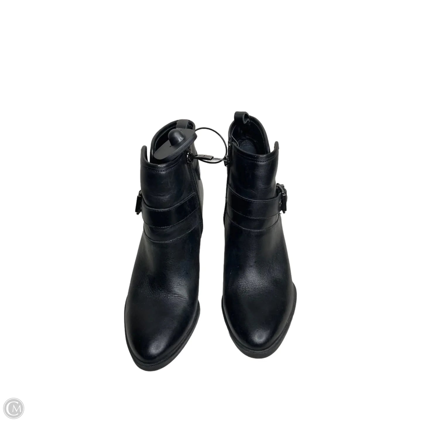 Boots Ankle Heels By Franco Sarto In Black, Size: 7