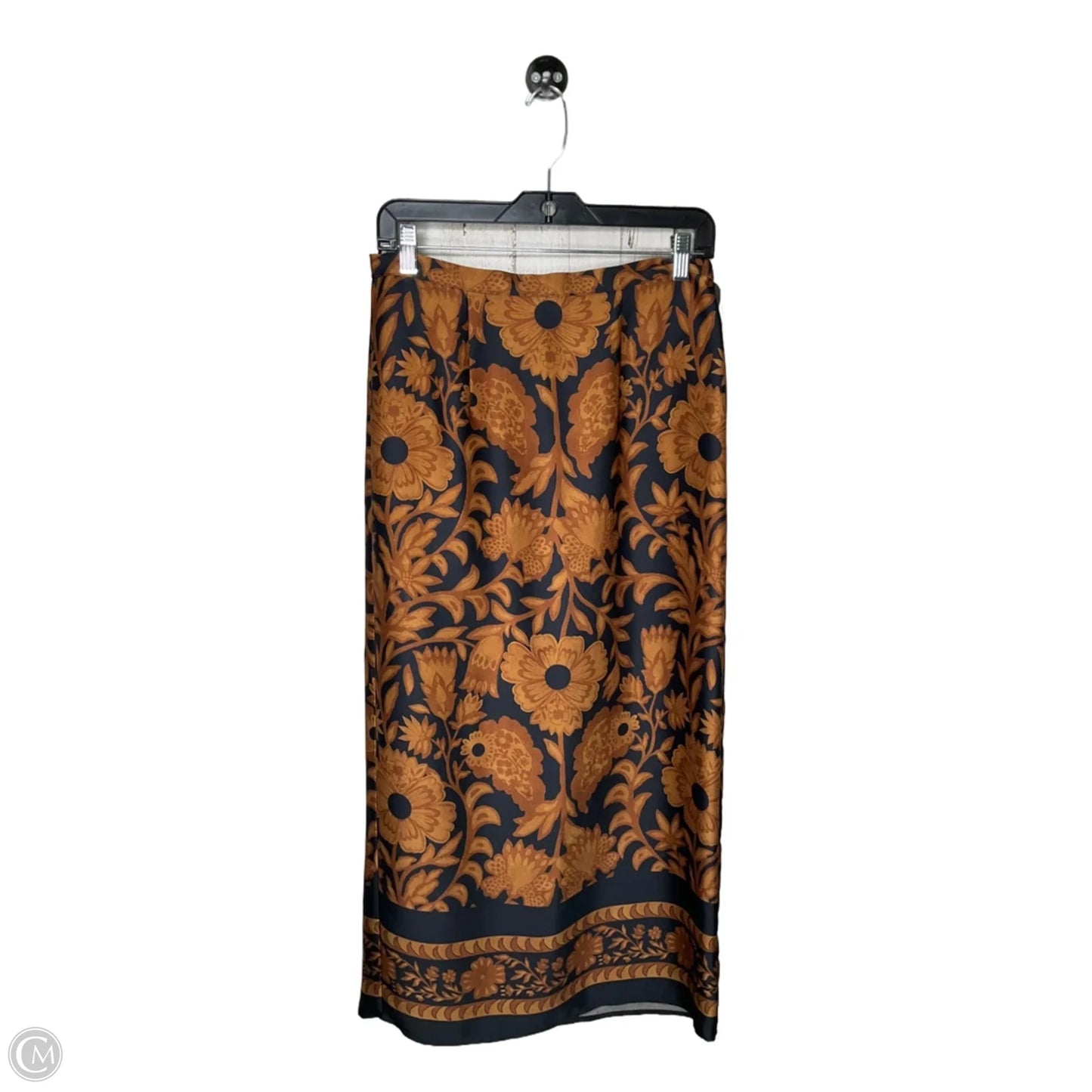Skirt Midi By Alex Marie In Black & Brown, Size: 4