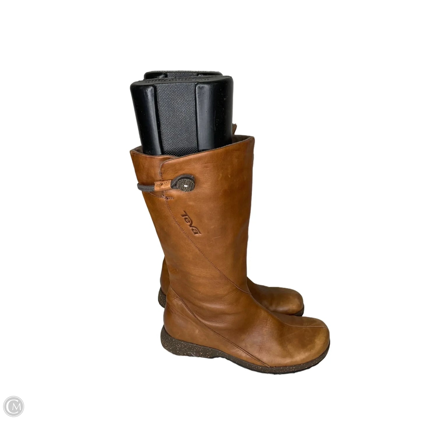 Boots Mid-calf Flats By Teva In Brown, Size: 8