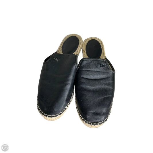 Slippers Designer By Michael Kors In Black, Size: 8.5
