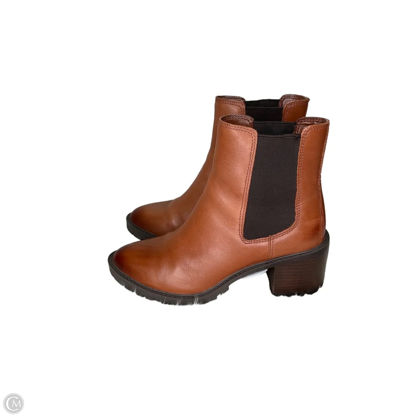 Boots Ankle Heels By Vince Camuto In Brown, Size: 8