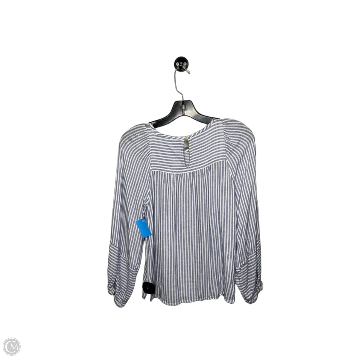 Top Long Sleeve By Loft In Striped Pattern, Size: Xs