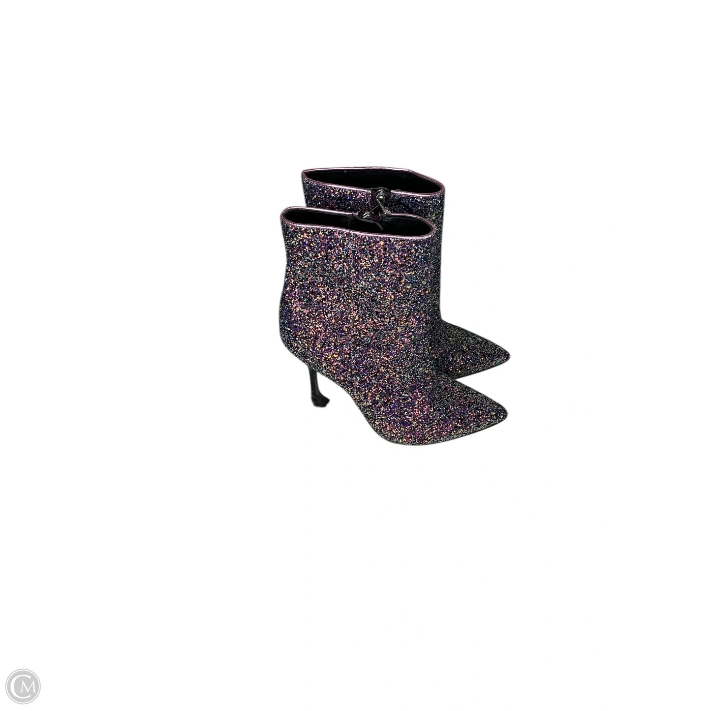 Boots Ankle Heels By Marc Fisher In Silver, Size: 6