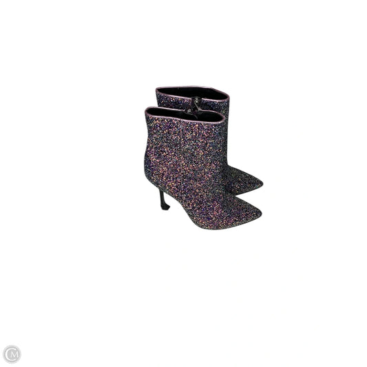 Boots Ankle Heels By Marc Fisher In Silver, Size: 6