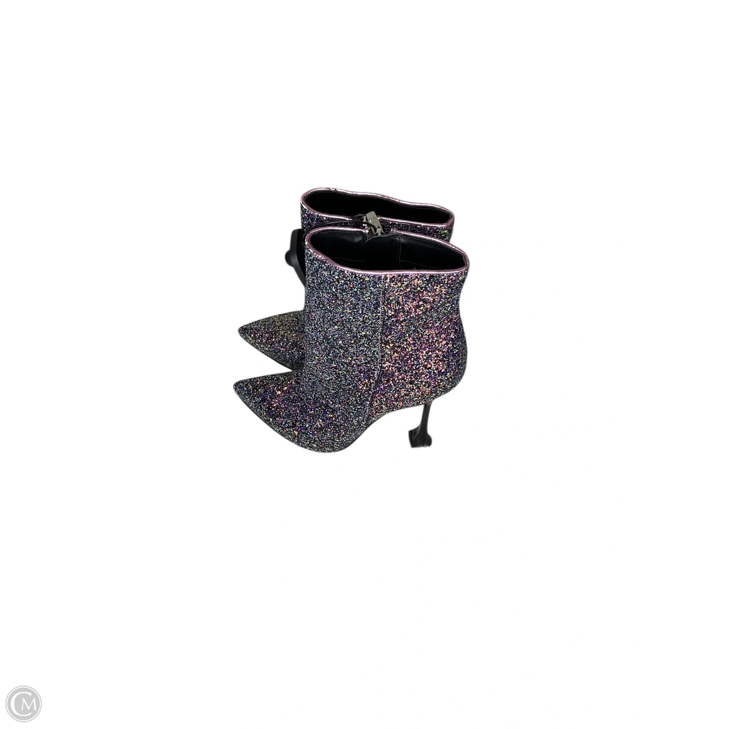 Boots Ankle Heels By Marc Fisher In Silver, Size: 6