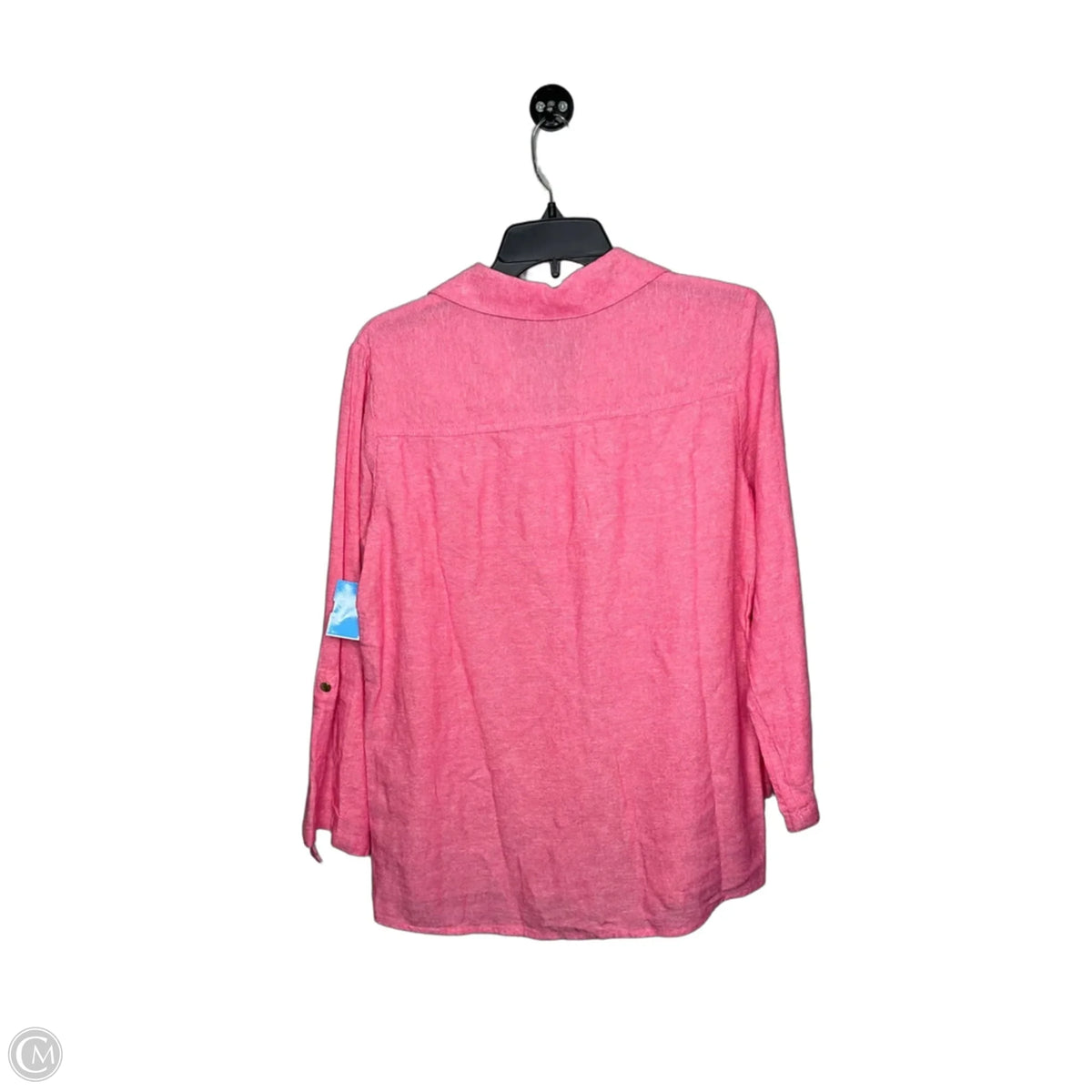 Top Long Sleeve By Anne Klein In Pink, Size: S