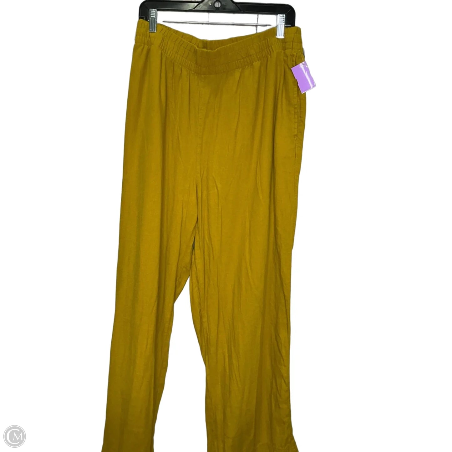 Pants Linen By Old Navy In Yellow, Size: Xl