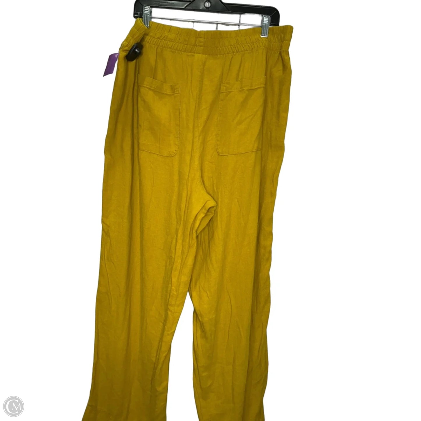 Pants Linen By Old Navy In Yellow, Size: Xl