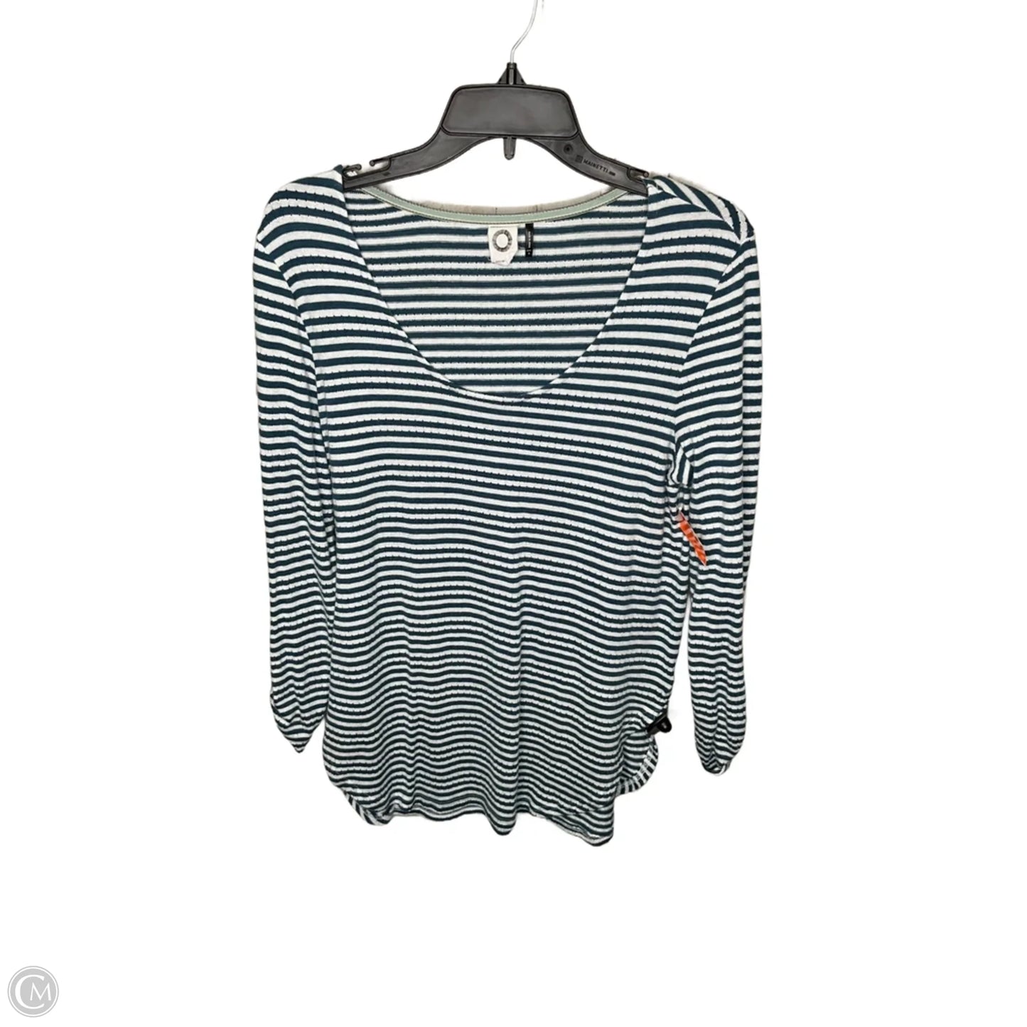 Top Long Sleeve By Anthropologie In Striped Pattern, Size: S